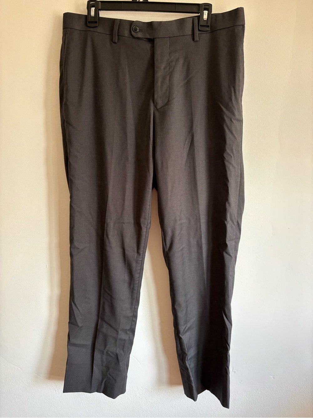 Men's Tailored charcoal Dress Pants - Classic Workwear